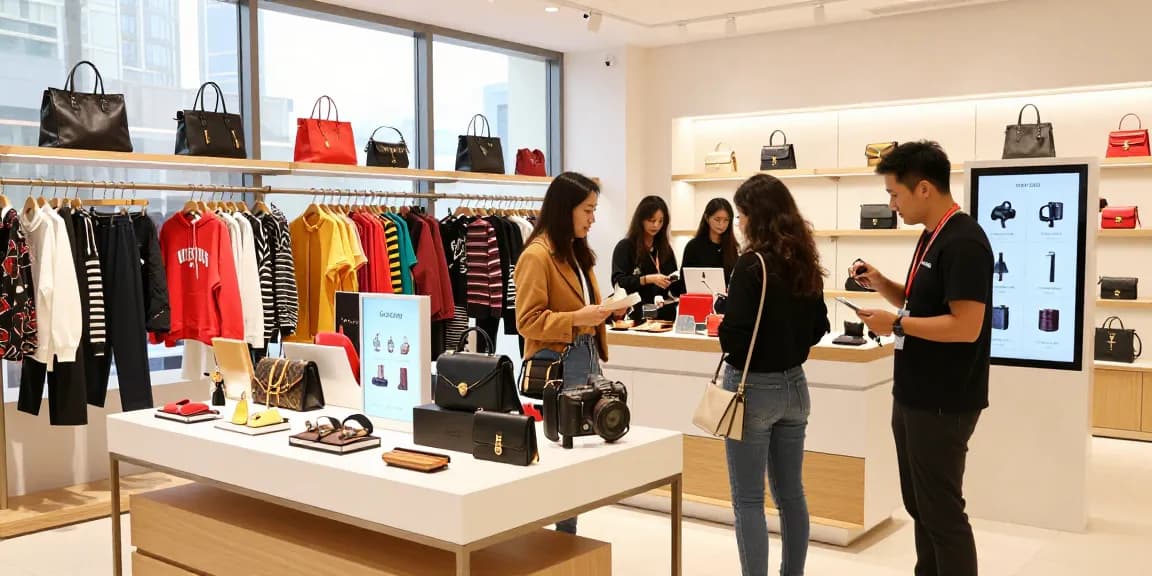 High-quality 레플리카 products showcased in a modern retail space.