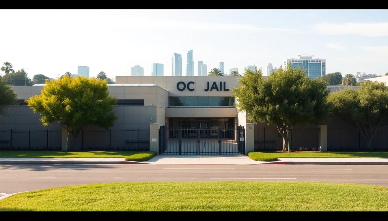 Gain insight into OC Jail's modern facilities and safety features in this detailed image.