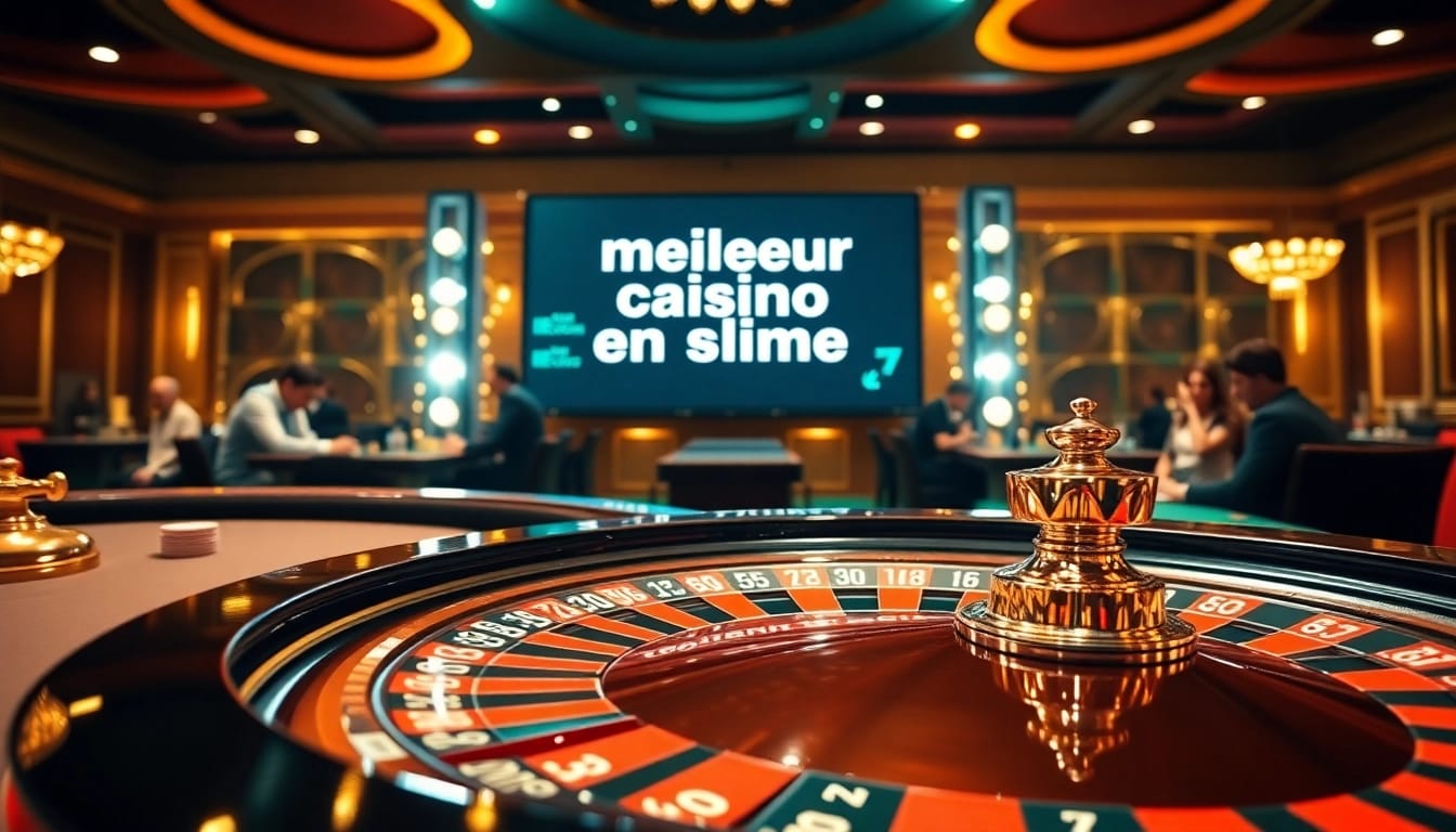 Découvrez l'excitation du meilleur casino en ligne France avec une action de jeu riche à une table de roulette élégante.