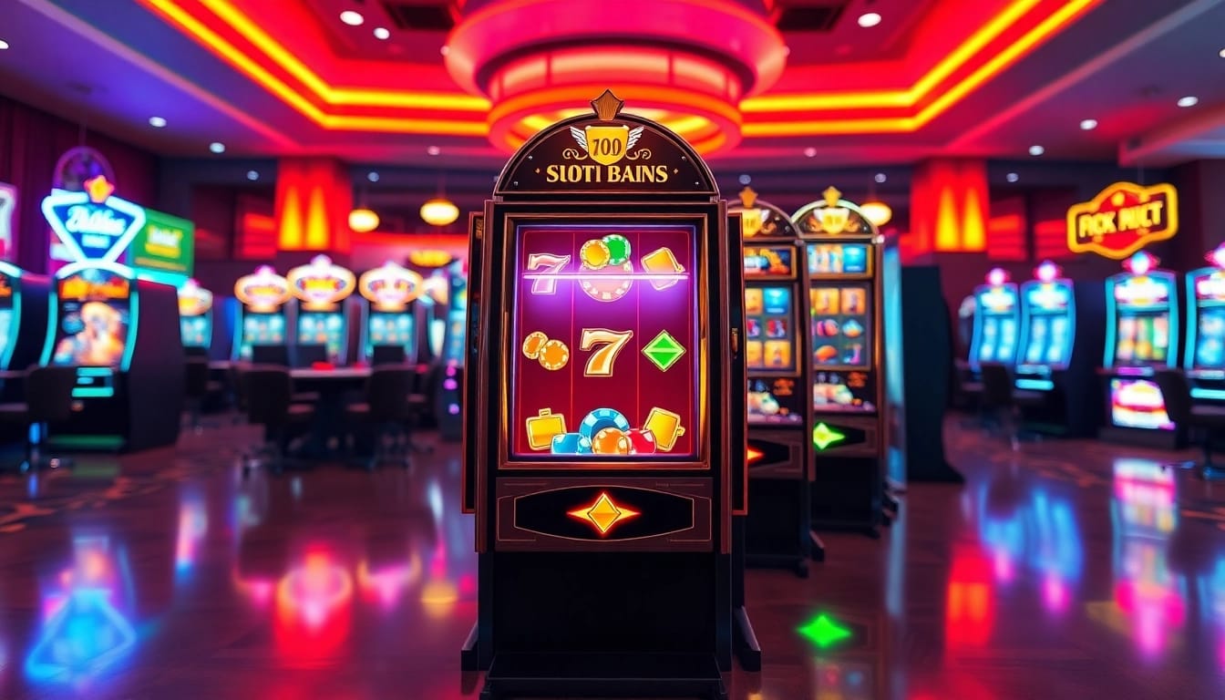 Menangkan keberuntungan di slot depo 1000 dengan mesin slot berwarna cerah.