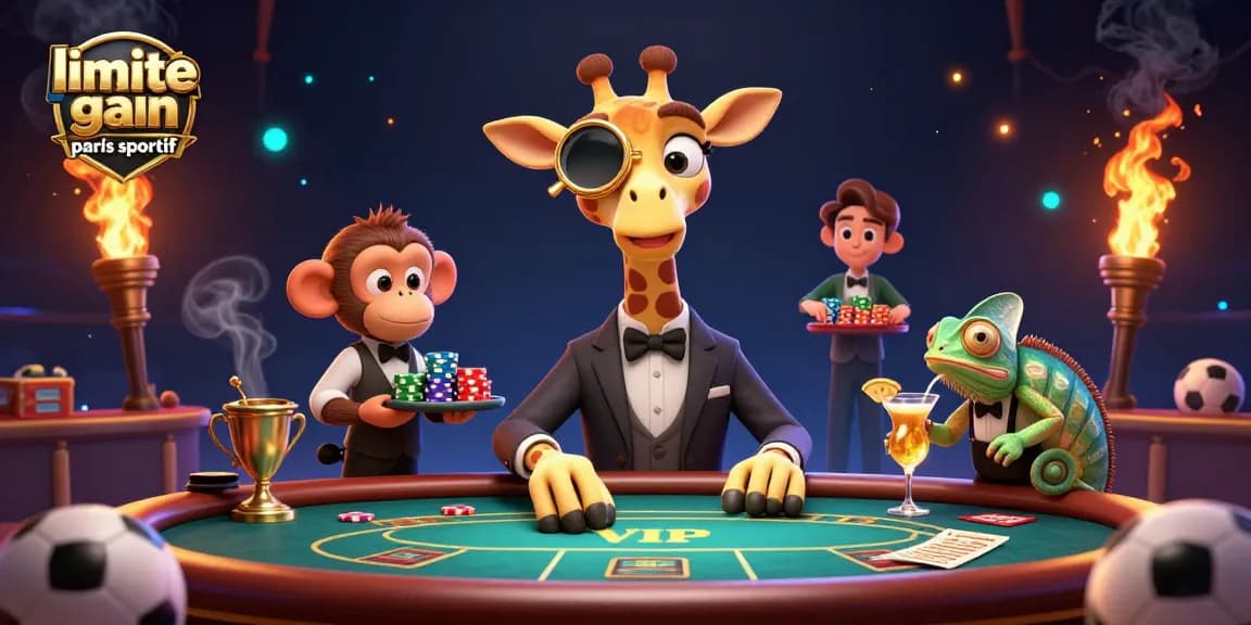 Limite gain paris sportif : misez sur des cotes élevées avec un giraffe parieur dans un casino dynamique