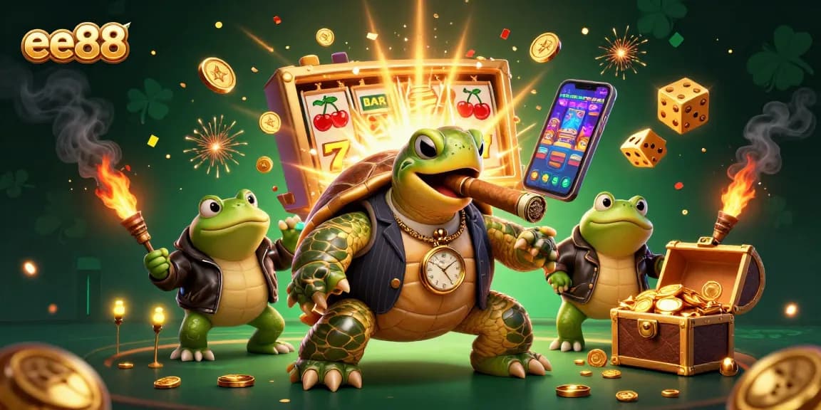 Experience thrilling gameplay at ee88 with vibrant casino elements in an engaging 3D scene.
