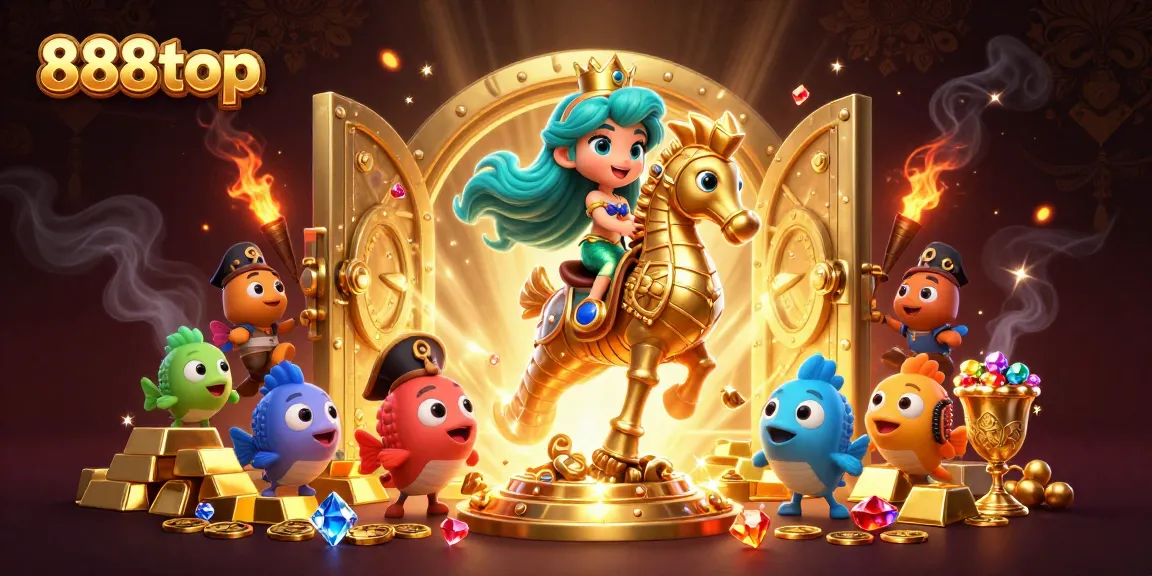 Experience the thrill of winning with 888top's vibrant underwater casino adventure.