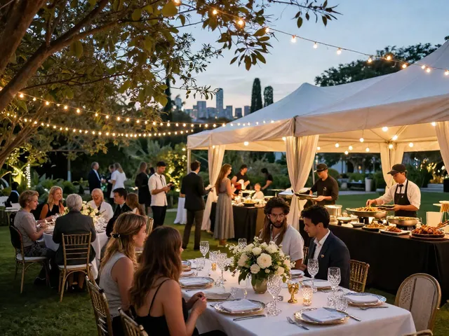 Premium event rentals invigorating outdoor gatherings with elegant decor and luxurious ambiance.