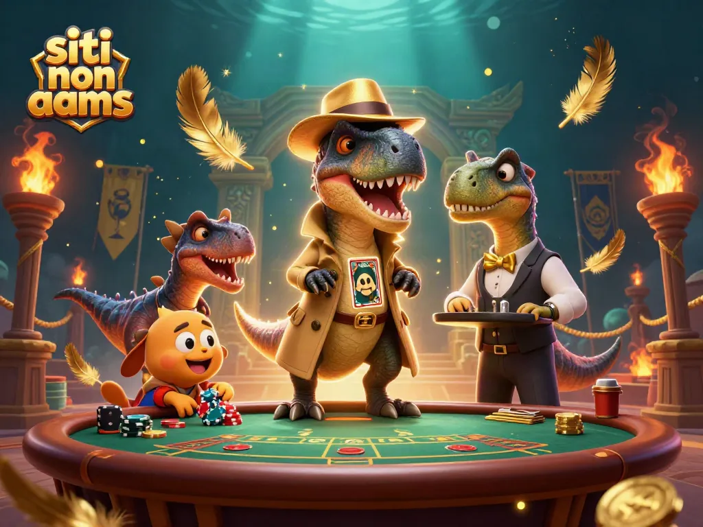 Giocando in un casinò non AAMS con un velociraptor, un pit boss e un piccolo ladro di fiches
