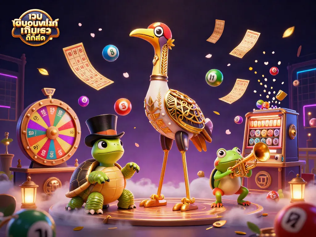 เล่นเกมที่ เว็บพนันออนไลน์ เว็บตรง ดีที่สุด ด้วยสล็อตและลูกบอลลอตเตอรี่สวยงาม