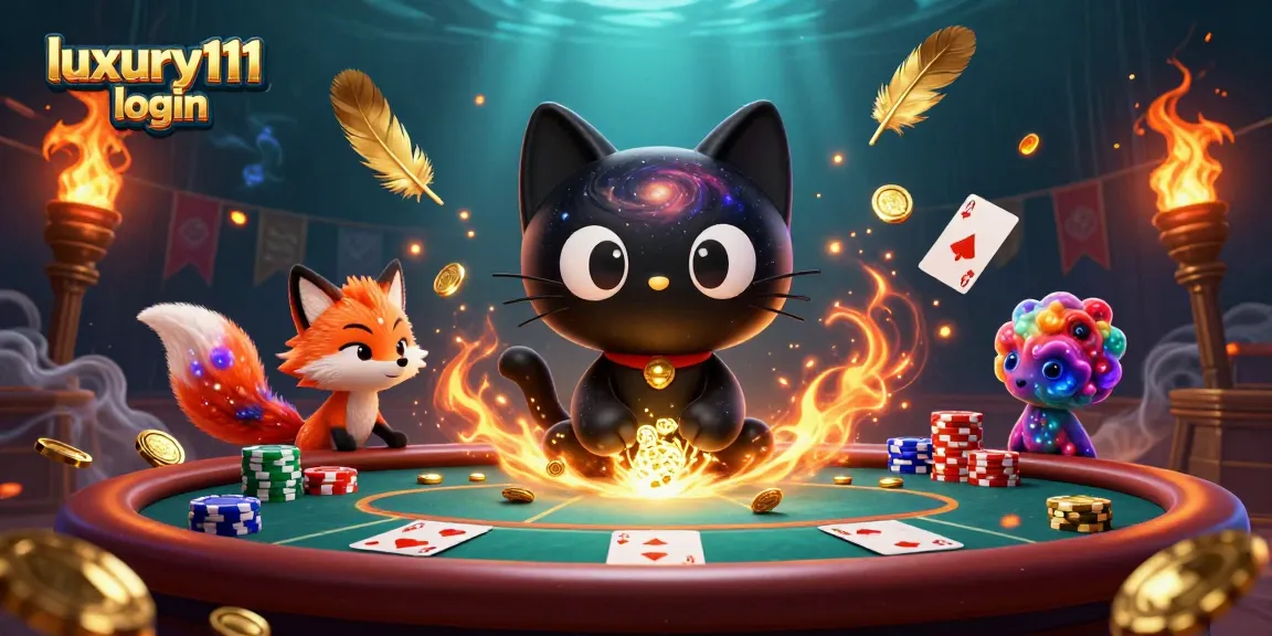 Engage in high-stakes play with luxury111 login at an immersive casino experience featuring vibrant characters and elements.
