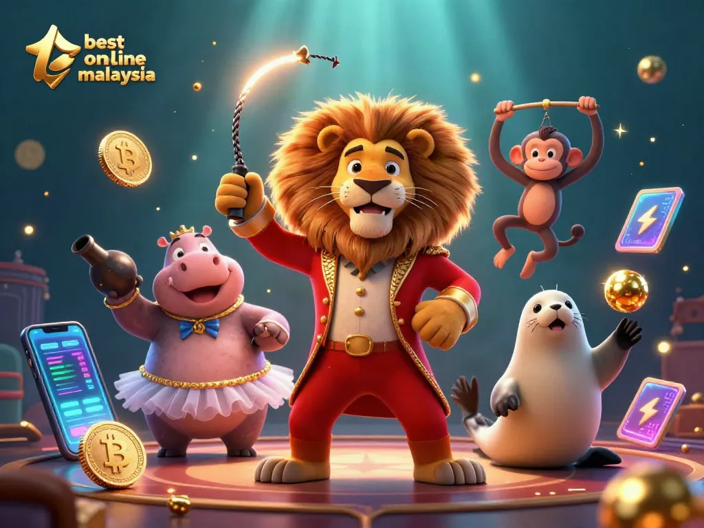 Engage with the best online casino Malaysia through vibrant, dynamic 3D casino characters and crypto elements.