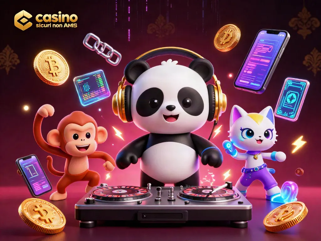 Crea vincite nei casino sicuri non AAMS con un panda DJ e giochi accattivanti