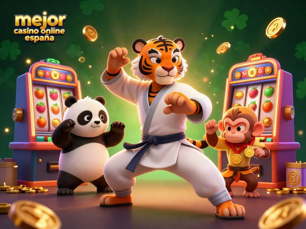 Disfruta del mejor casino online España con una emocionante escena de juego y personajes divertidos.