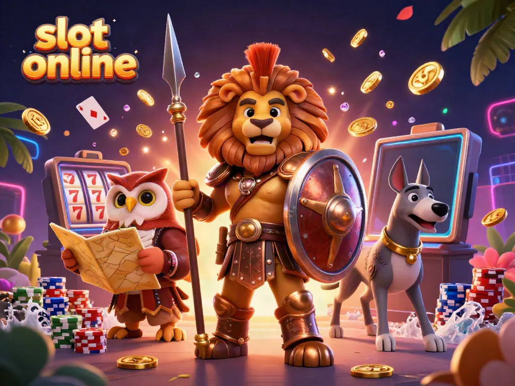Slot online: Menangkan jackpot besar dengan simbol keberuntungan dan ratusan koin emas yang memukau.