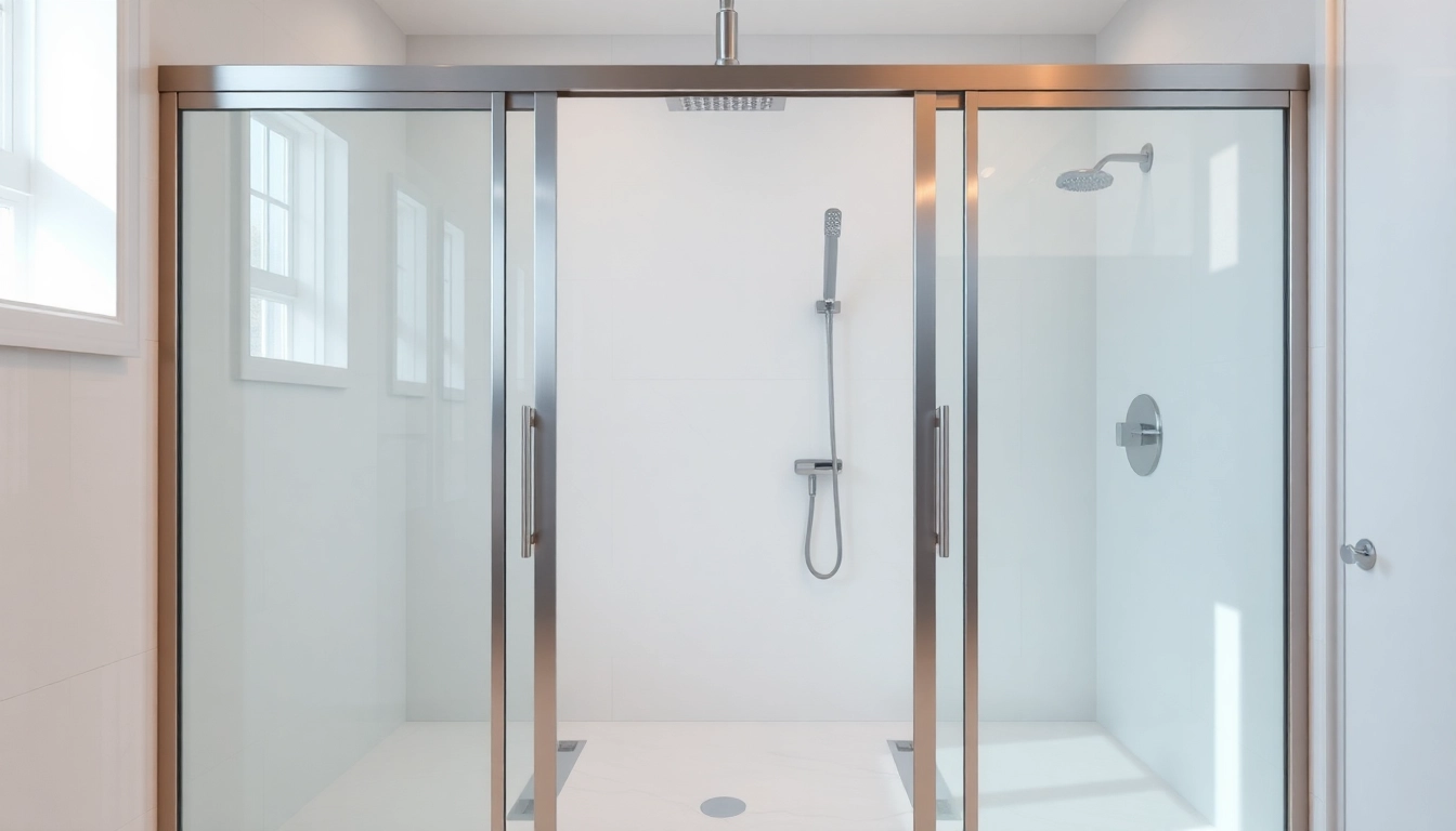 Enhance your bathroom with stylish sliding shower doors featuring sleek design and modern finishes.