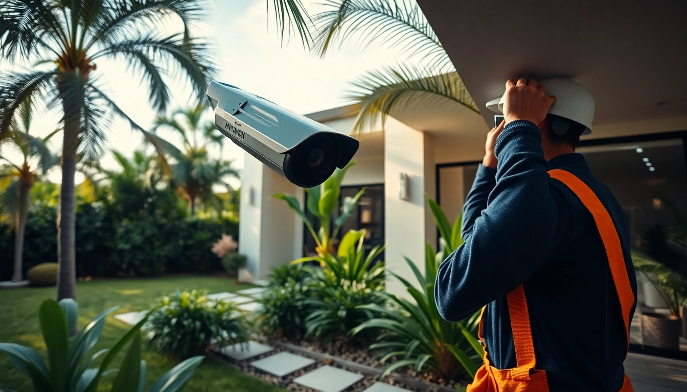 Instalando Cámaras Hikvision para mejorar la seguridad del hogar en Guanacaste, región tropical.