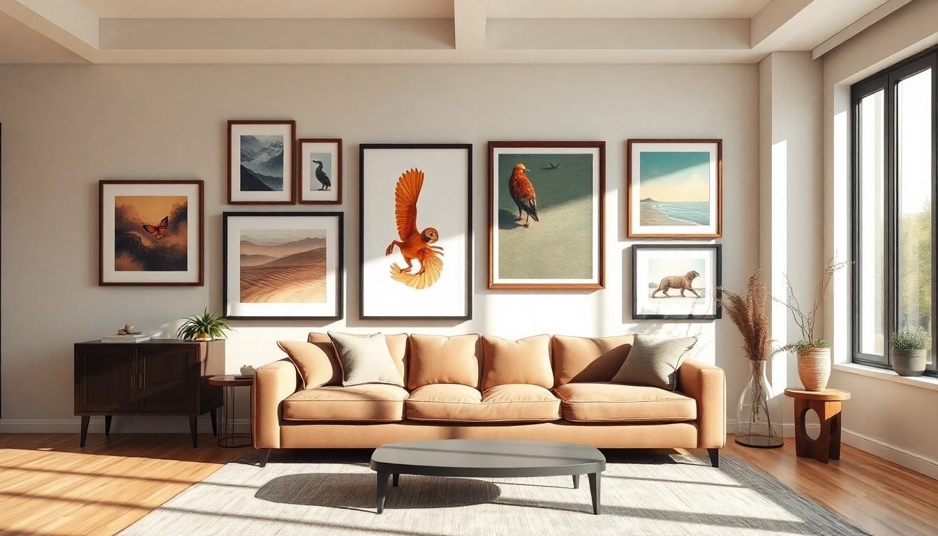 Enhance your walls with stunning picture hanging that showcases beautiful artwork.