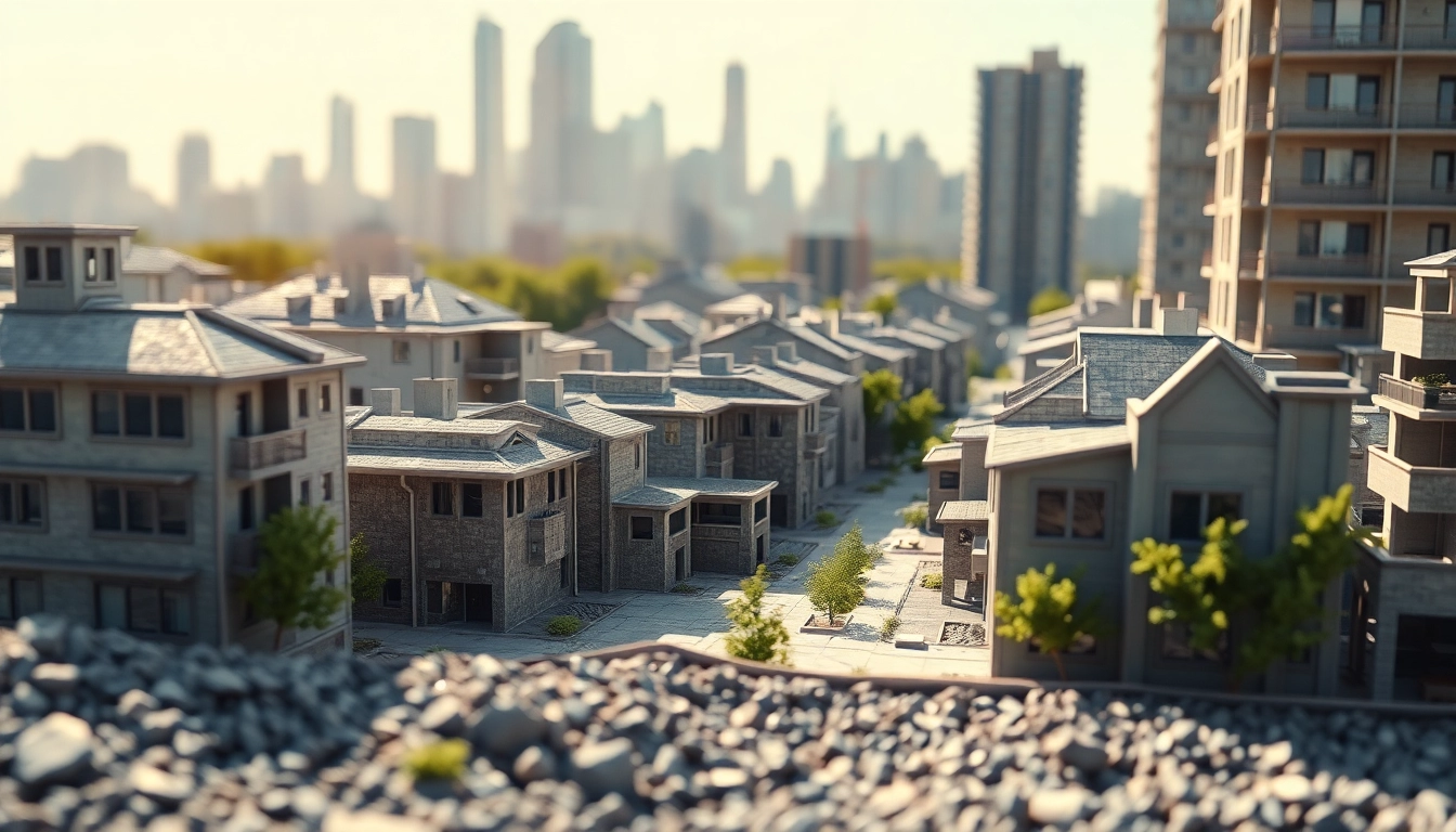 Architekturmodellbau Darmstadt im Detail - beeindruckendes städtisches Modell mit urbanen Strukturen.