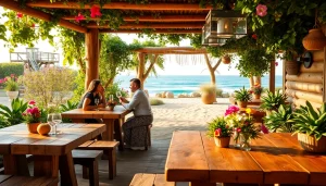 Enjoying the culinary delights at Farm-to-table restaurants Cabo, featuring fresh, local ingredients.