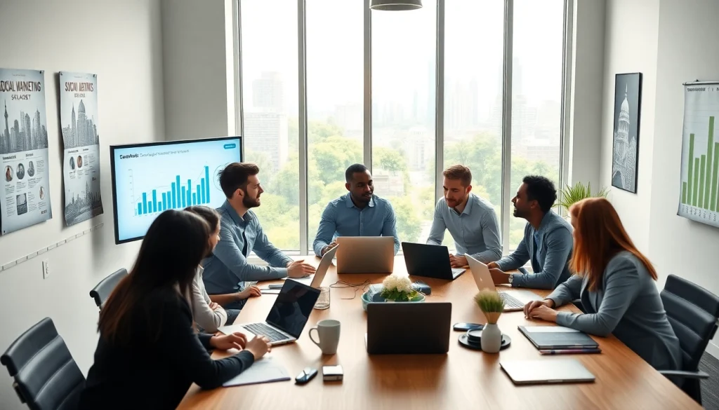 Enhance your social media marketing edmonton strategies in a dynamic brainstorming session.