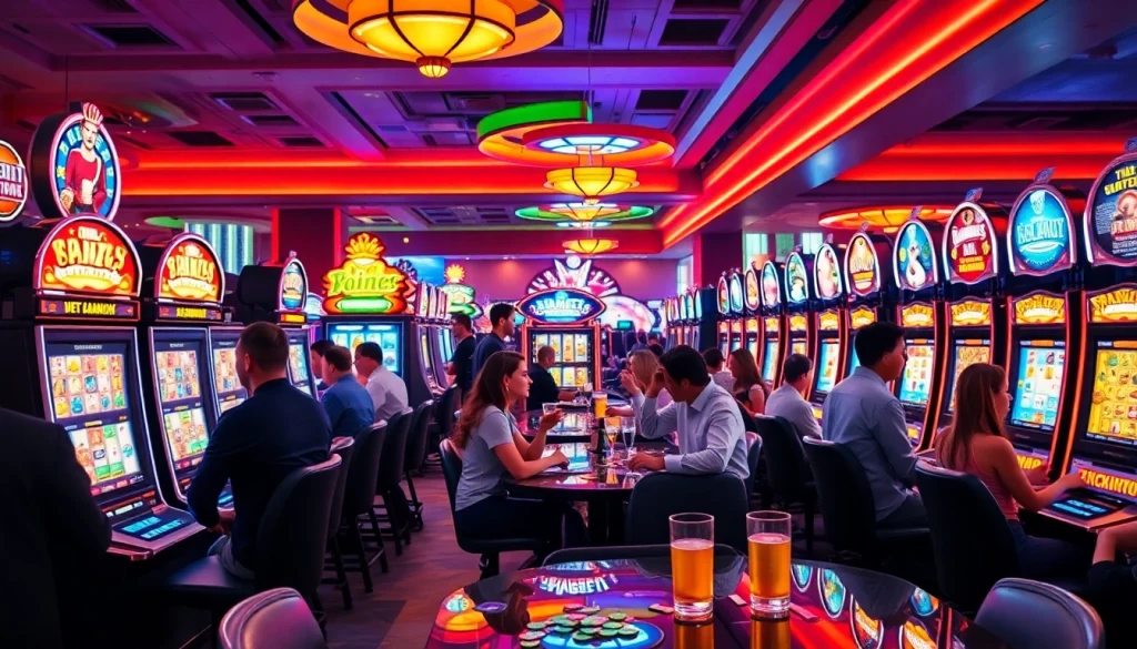 Menangkan slot depo pulsa dengan bermain di mesin slot yang penuh warna dan suasana yang energik.