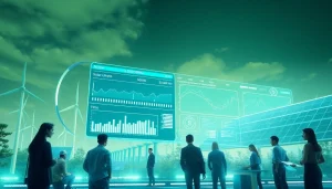 Best cloud mining platform showcasing real-time earnings and renewable energy use in mining.