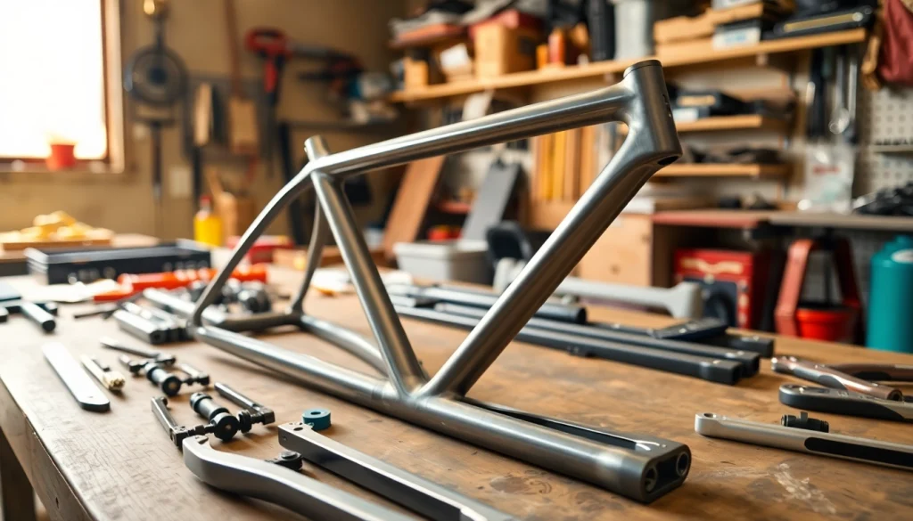 Assembling pf940v2 frame only kit highlights precision and craftsmanship in workshop detailing.