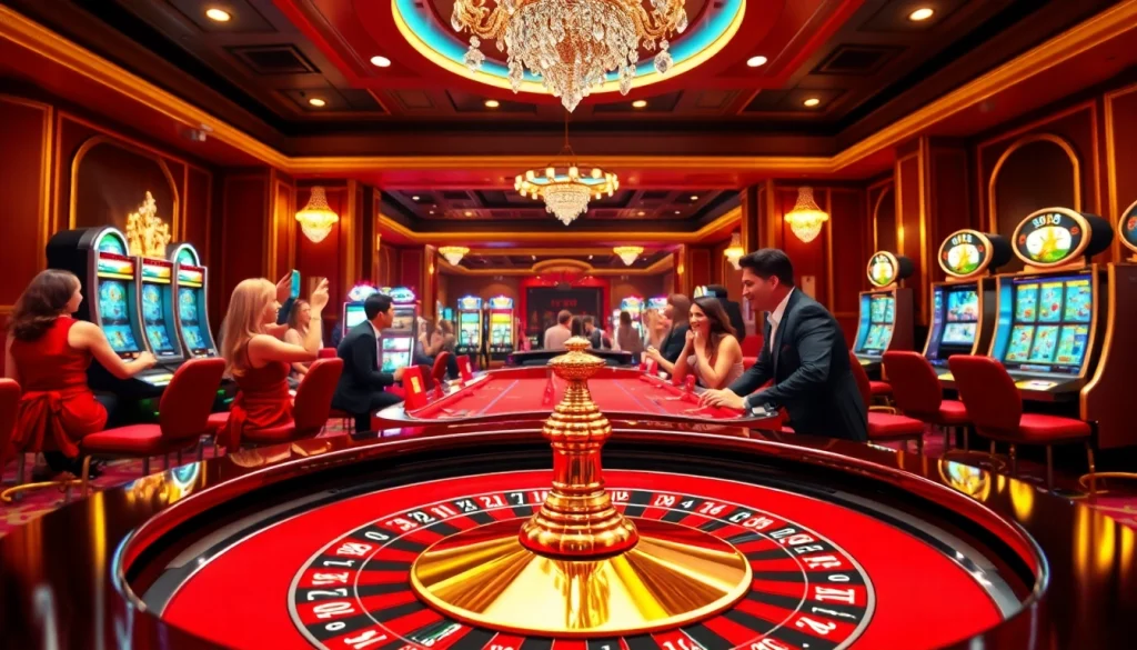 Experience thrilling gameplay at https://fly88.deal/ with vibrant casino visuals capturing excitement.