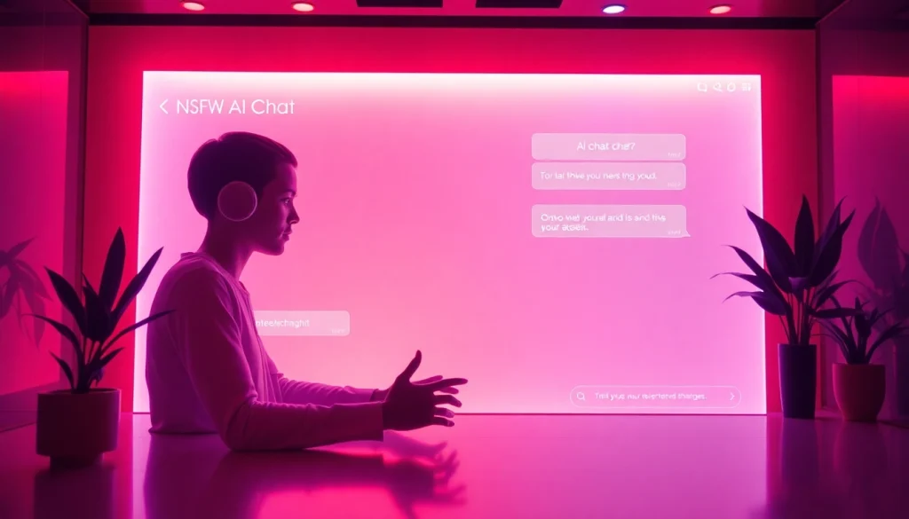 Engaging NSFW AI chat interface showcasing a modern virtual interaction.