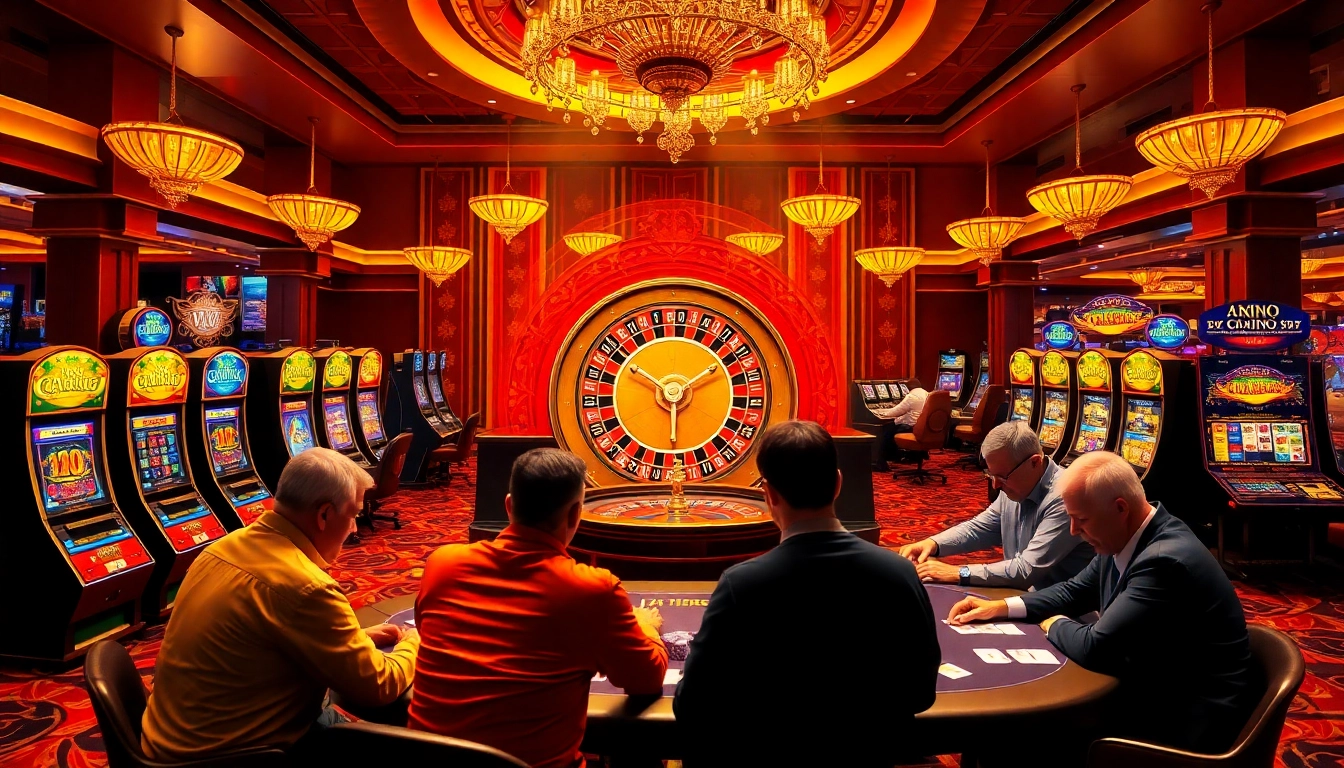 Vivez l'excitation dans un casino en ligne france fiable avec des jetons de poker et des roues de roulette dans un cadre luxueux.