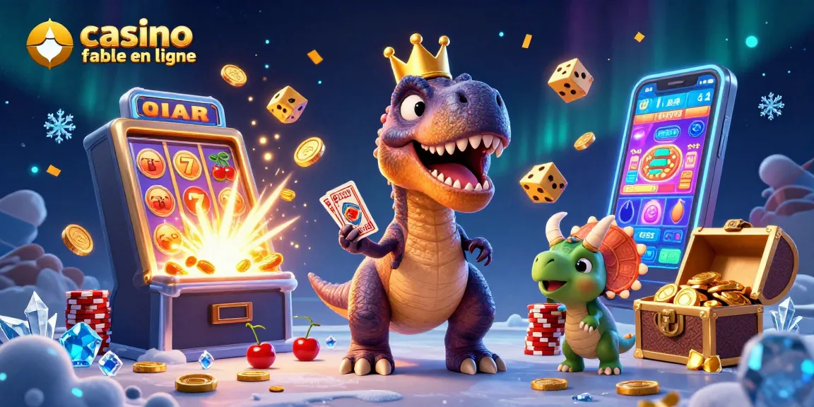 Visitez un casino fiable en ligne pour jouer aux machines à sous avec des personnages de dinosaures amusants.