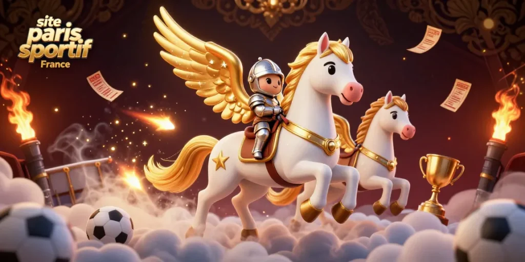 Classez vos paris sportifs sur le site paris sportif France avec cette illustration captivante.