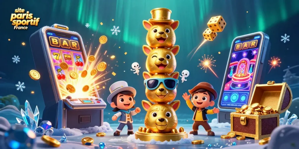 Gagnez avec site paris sportif France tout en profitant d'une illustration riche en détails de jeux de casino.