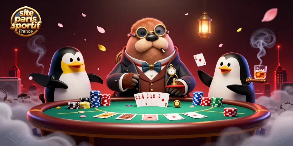 Profitez des sites de paris sportifs en France avec un mors autre amusant aux cartes dans une ambiance sous-marine.